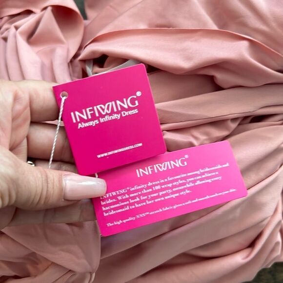 Infinity Bandeau Convertible Bridesmaid Dress Multiway Wrap Long Wedding Guest - Picture 9 of 14